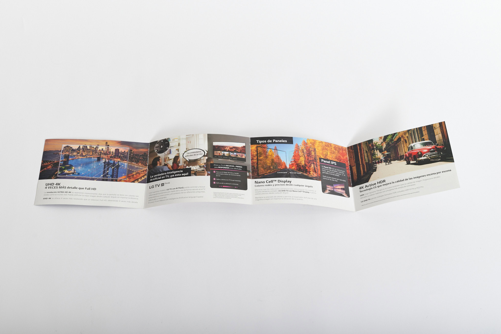 Brochure tipo cuadríptico sencillo