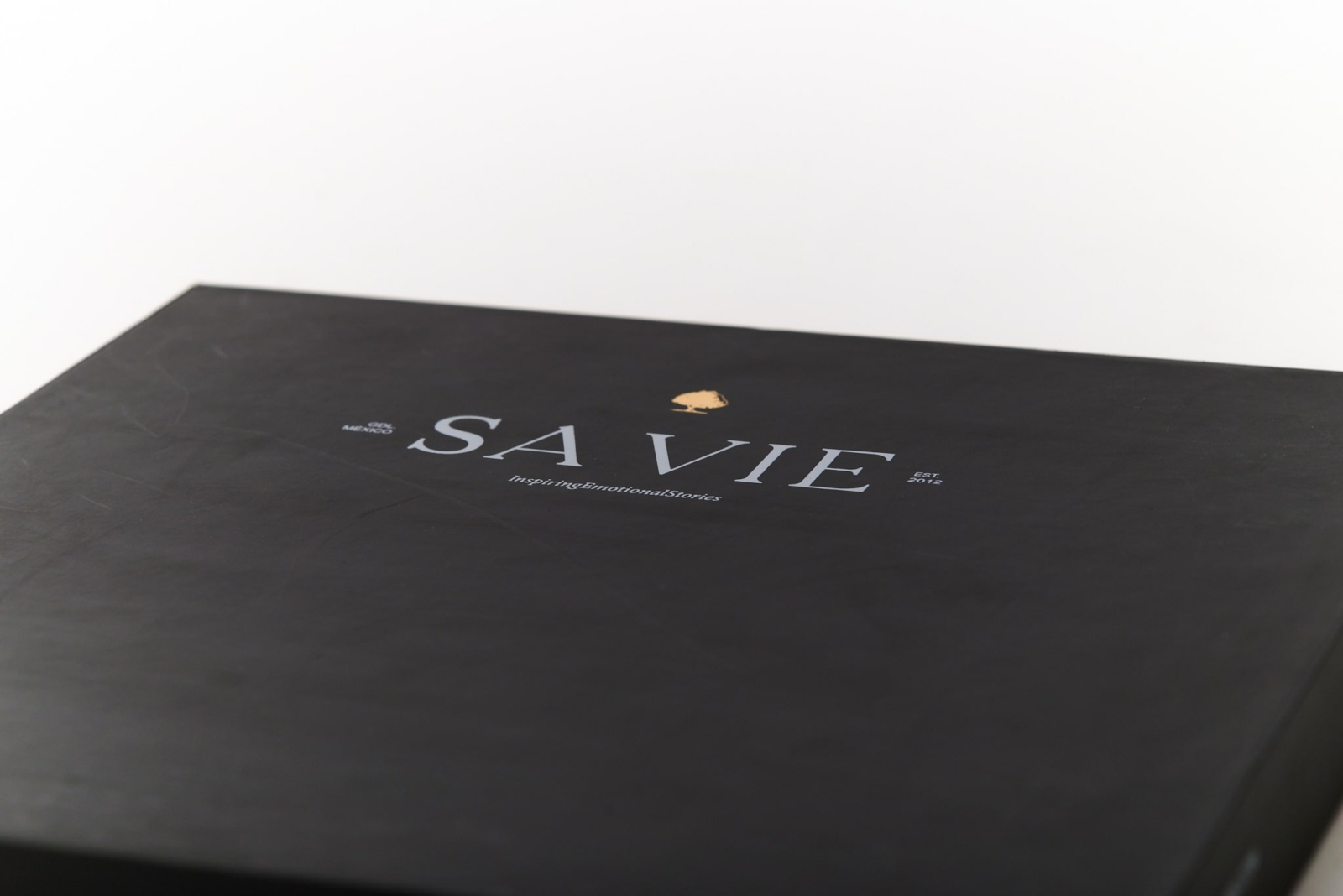Caja de tapa y base cuadrada