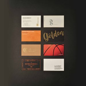 Tarjetas de presentación varias (descripción)