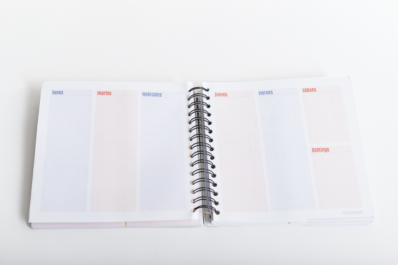 Agenda pasta blanda engargolada