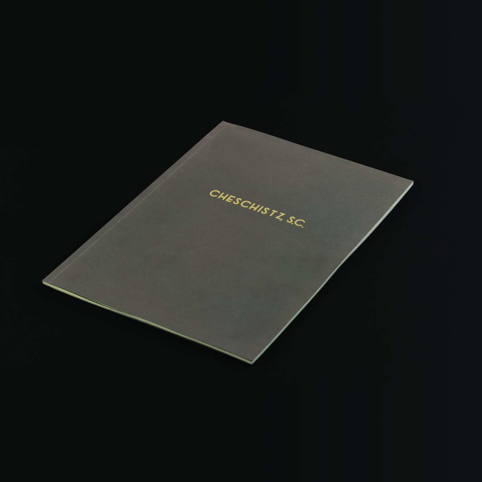 Libro de pasta blanda con letter press