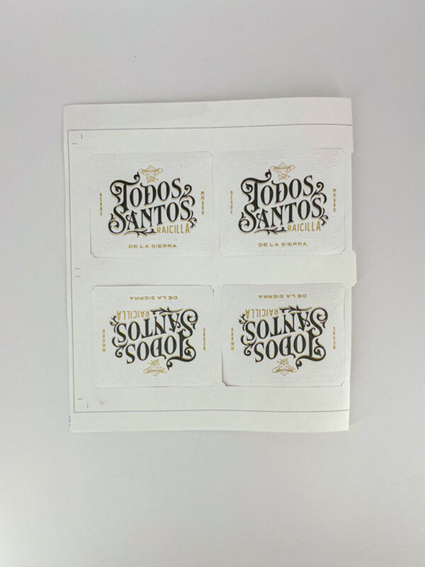 Etiqueta Tequila | Hot Stamping, Relieve y Papel Texturizado